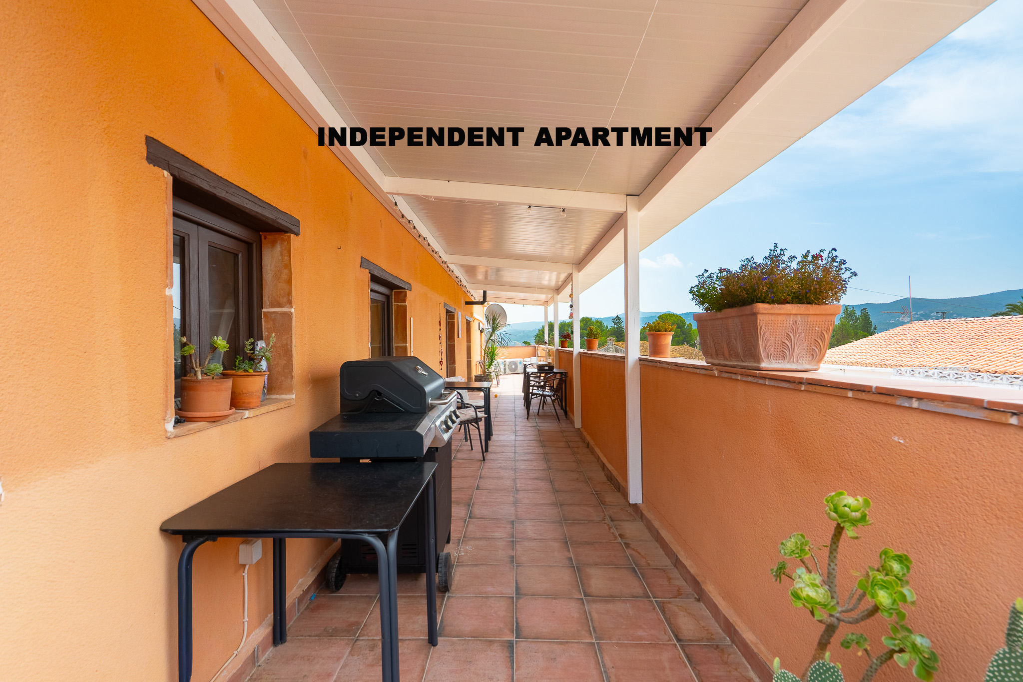 Terraza cubierta del apartamento Terraza cubierta del apartamento