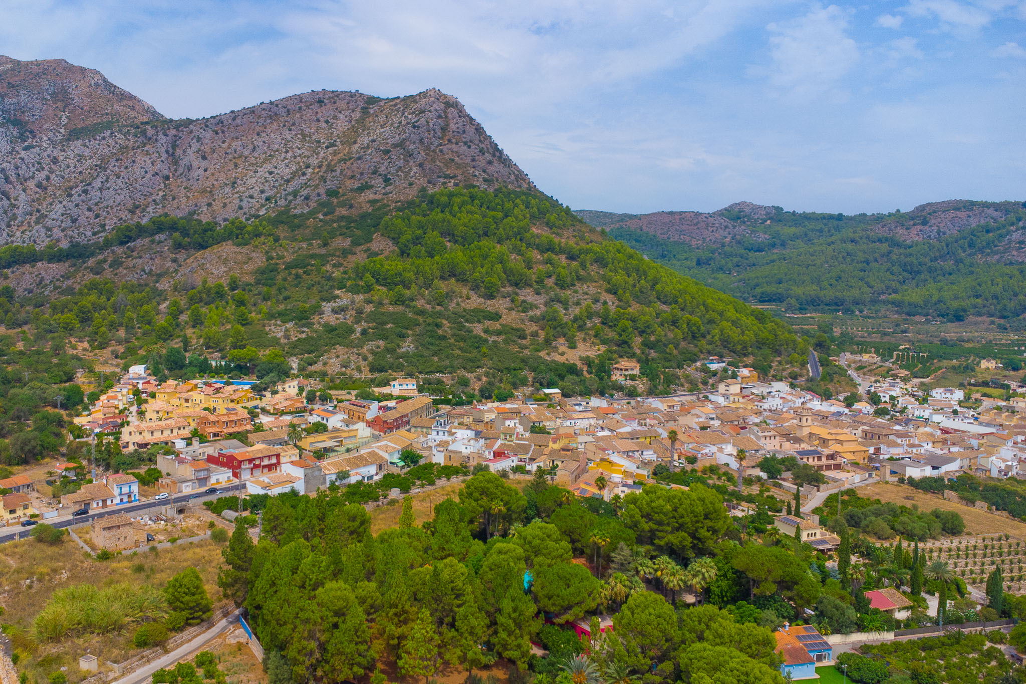 Vista aérea del pueblo Vista aérea del pueblo