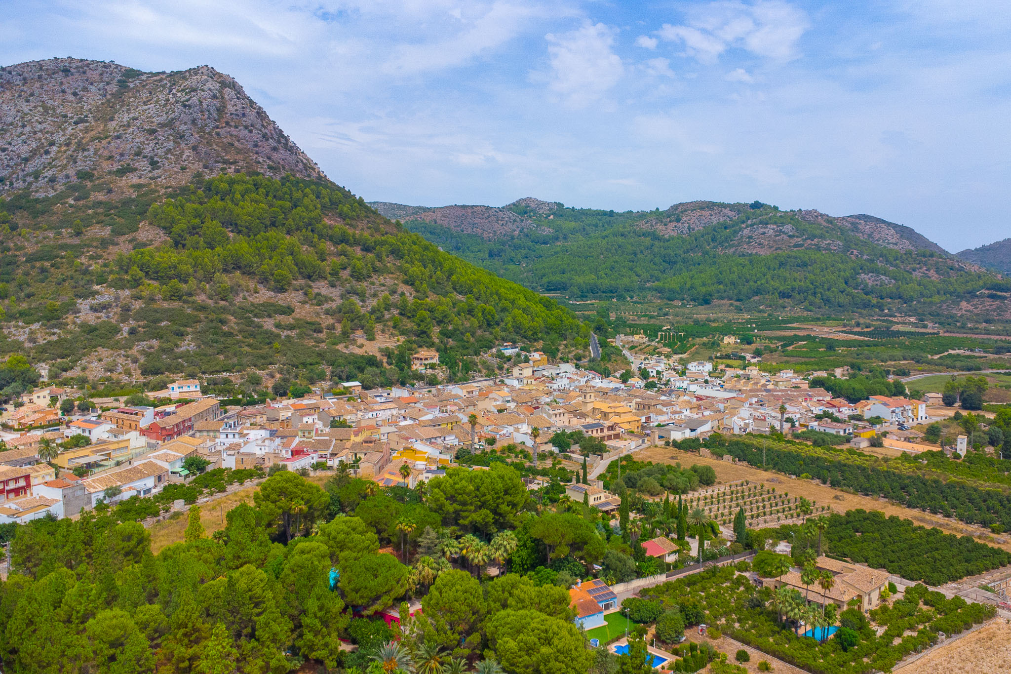 Vista aérea del pueblo Vista aérea del pueblo