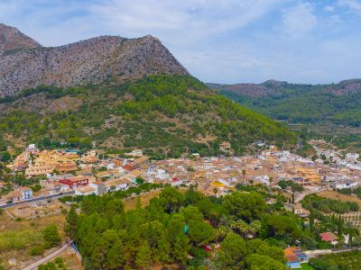 Vista aérea del pueblo