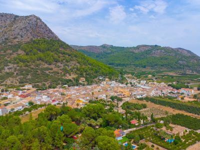 Vista aérea del pueblo