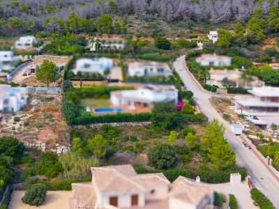 Vista aérea de la parcela