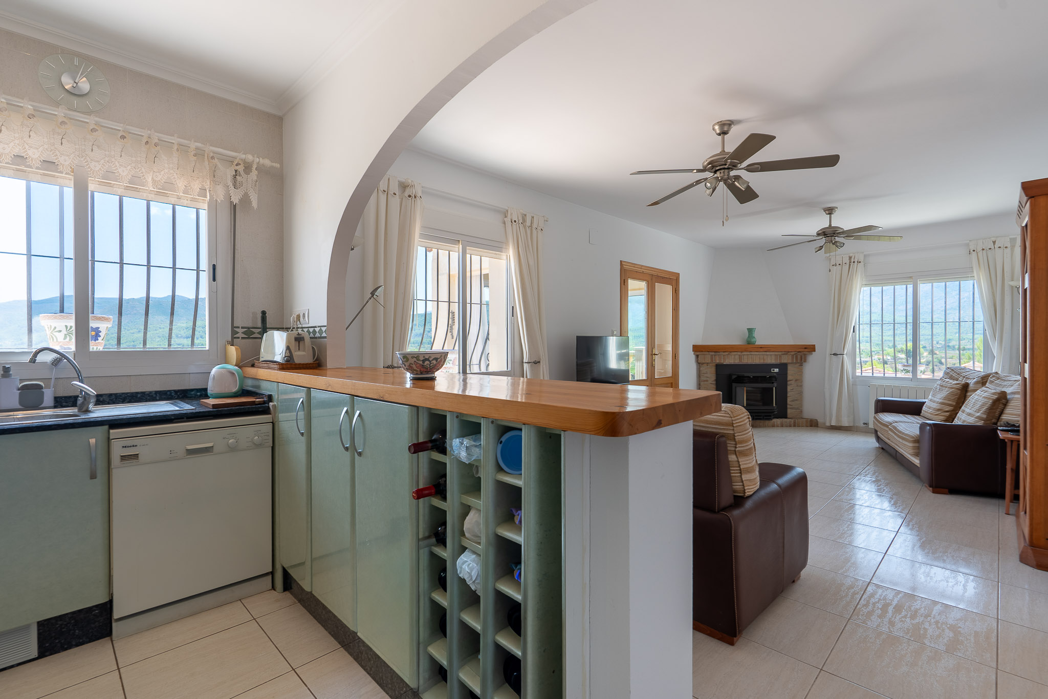 Cocina y salón
