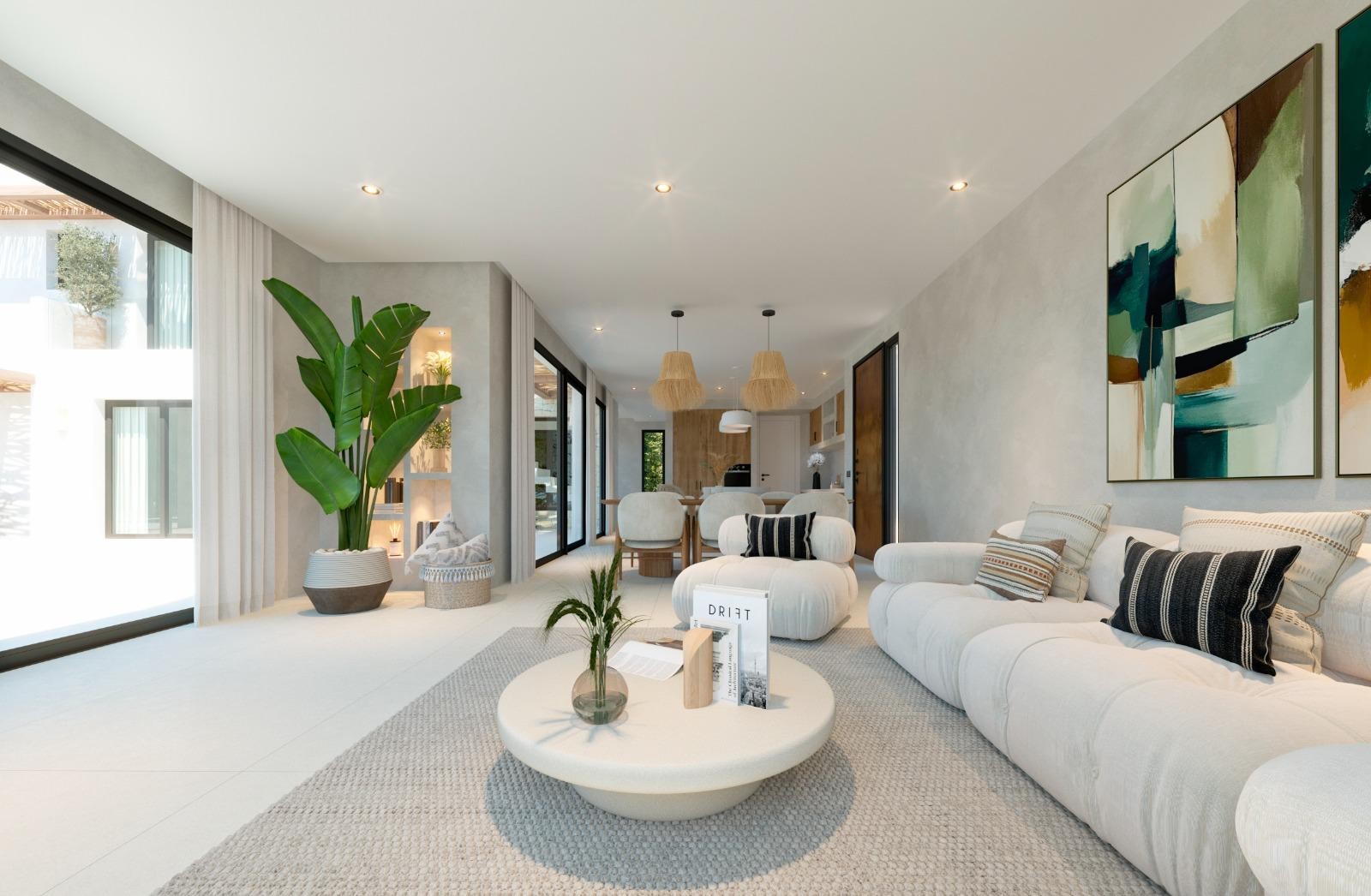 Salón comedor de planta abierta Salón comedor de planta abierta