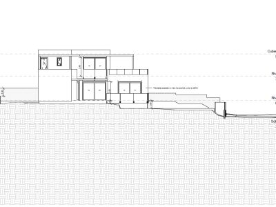 Plano de alzado arquitectónico