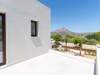 Terraza con vistas a la montaña