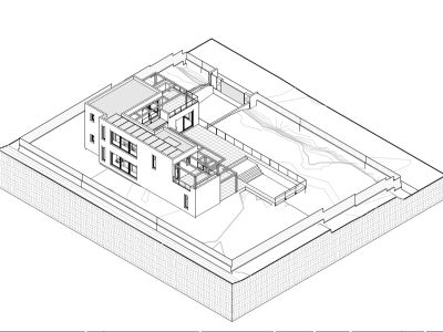 Modelo 3D de la villa