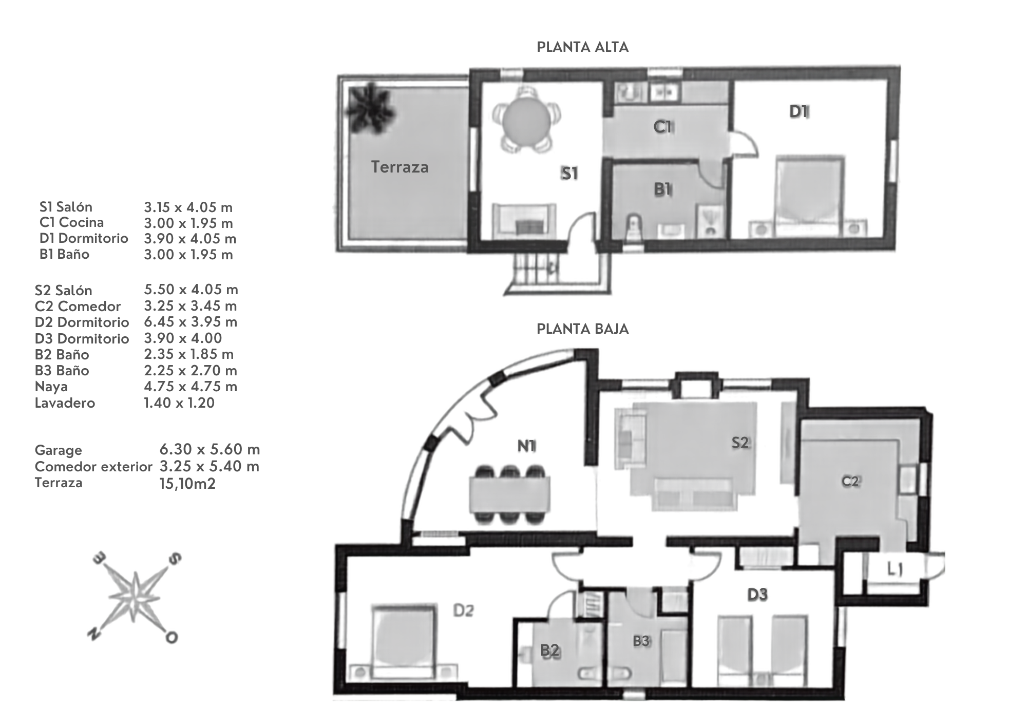 Plano de distribución de la vivienda
