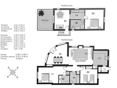 Plano de distribución de la vivienda