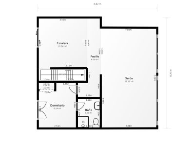 Plano de la planta superior