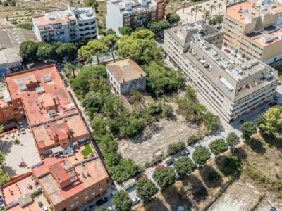 Vista aérea de la propiedad