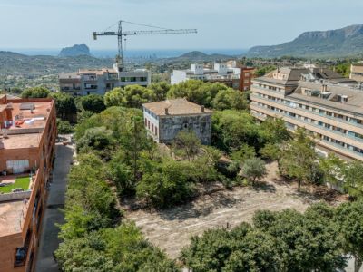 Vista aérea de la finca