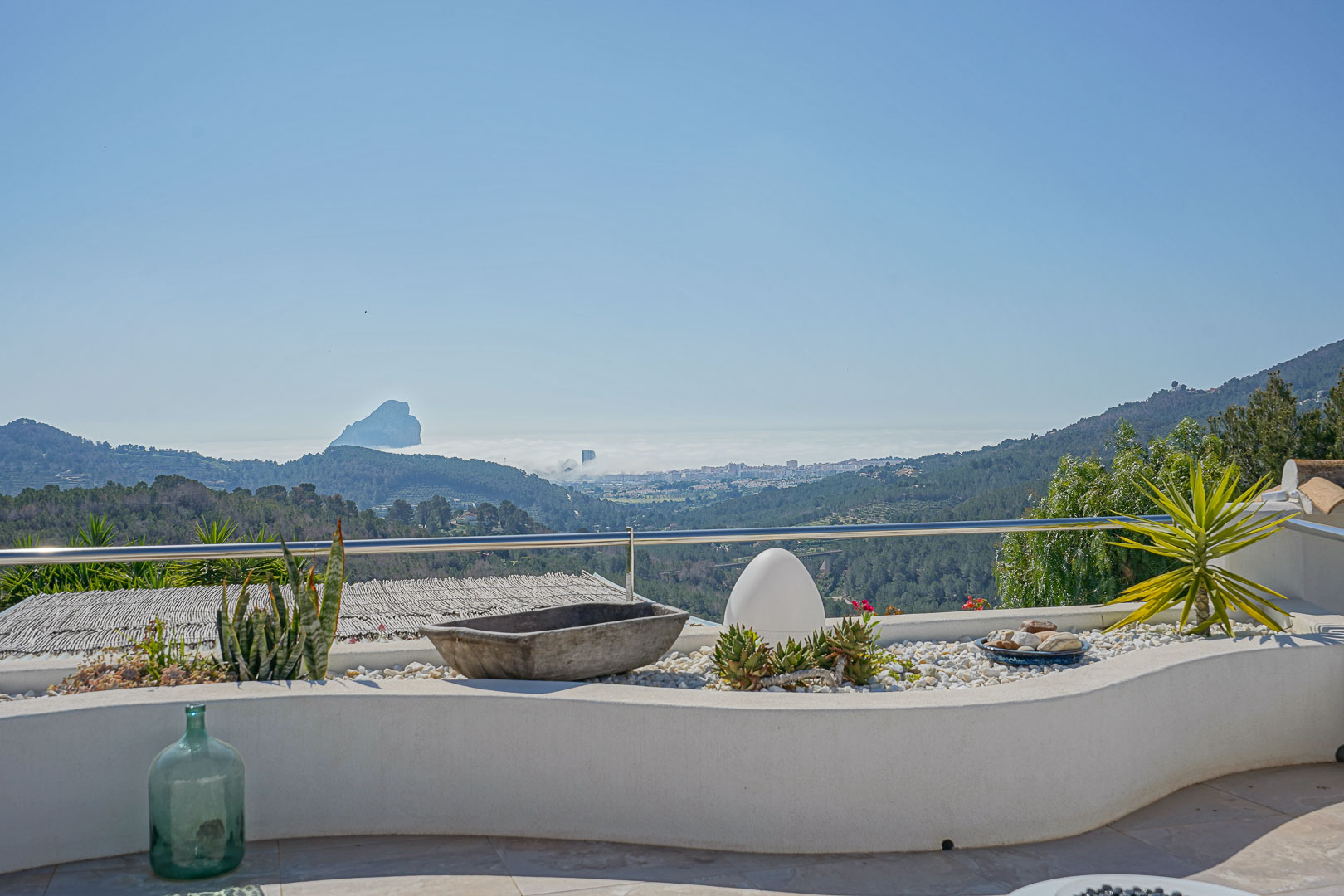 Terraza con vistas panorámicas