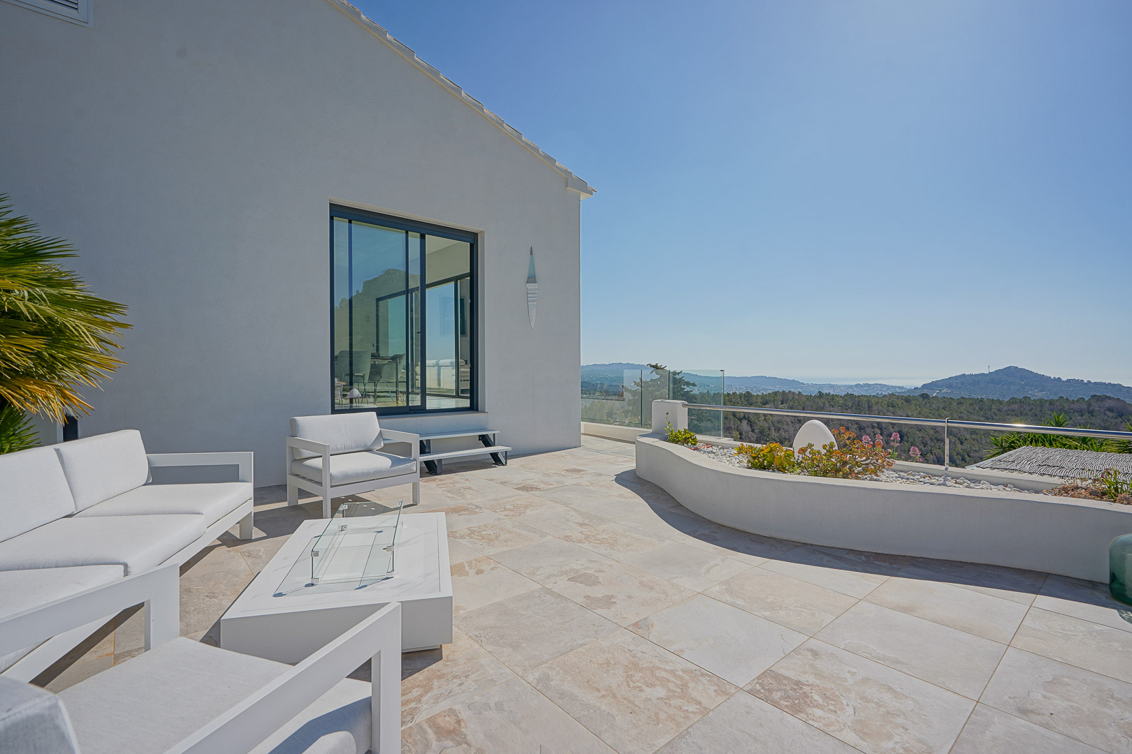Terraza con vistas panorámicas