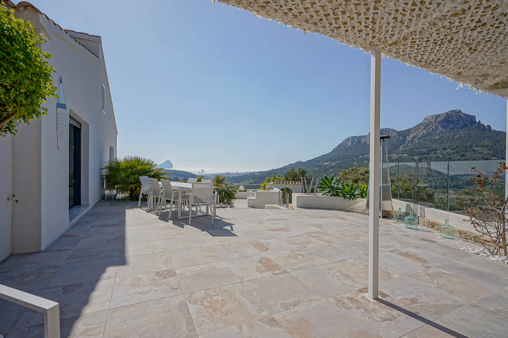 Terraza con vistas panorámicas