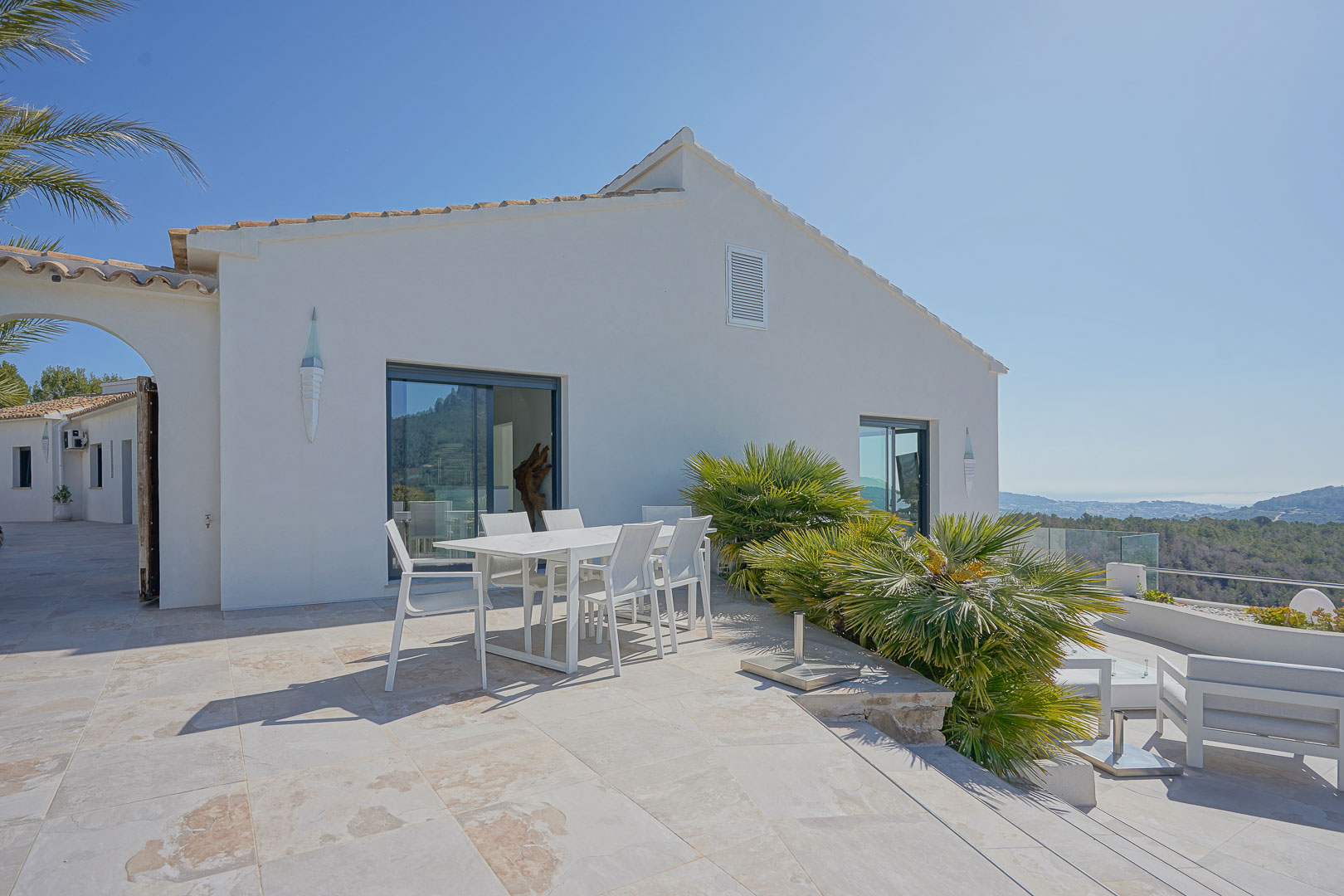 Terraza exterior con vistas
