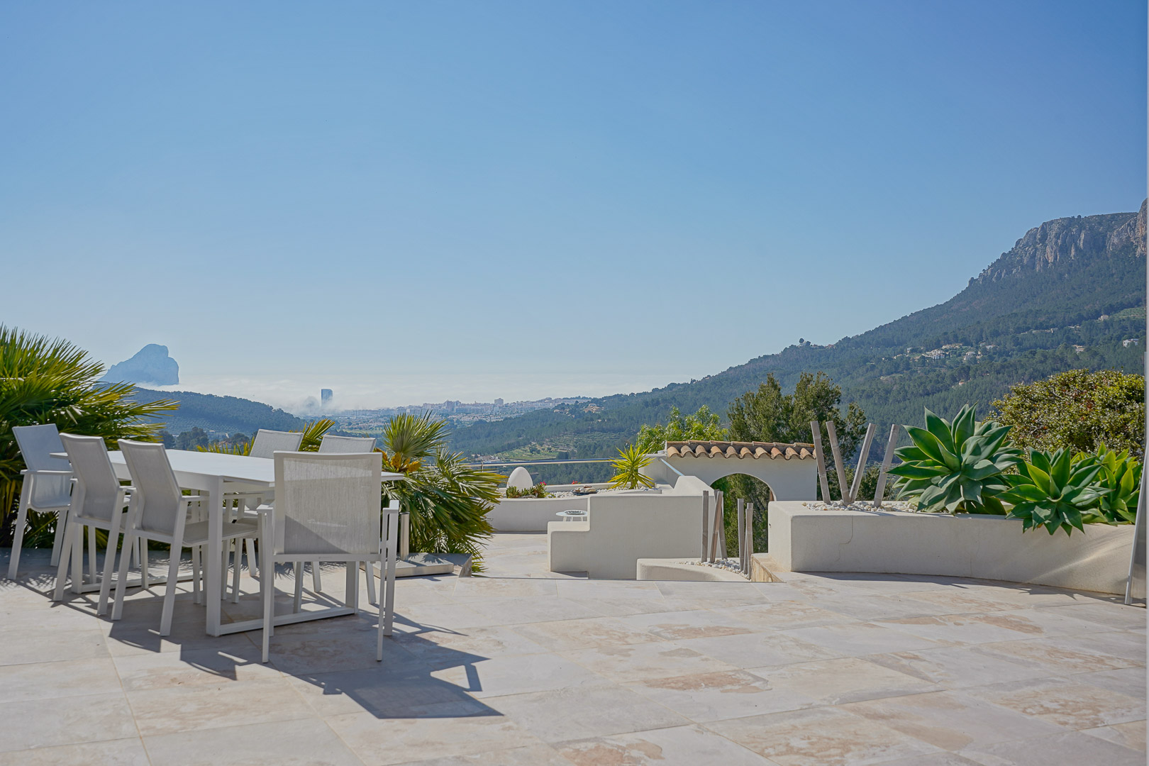 Terraza con vistas panorámicas