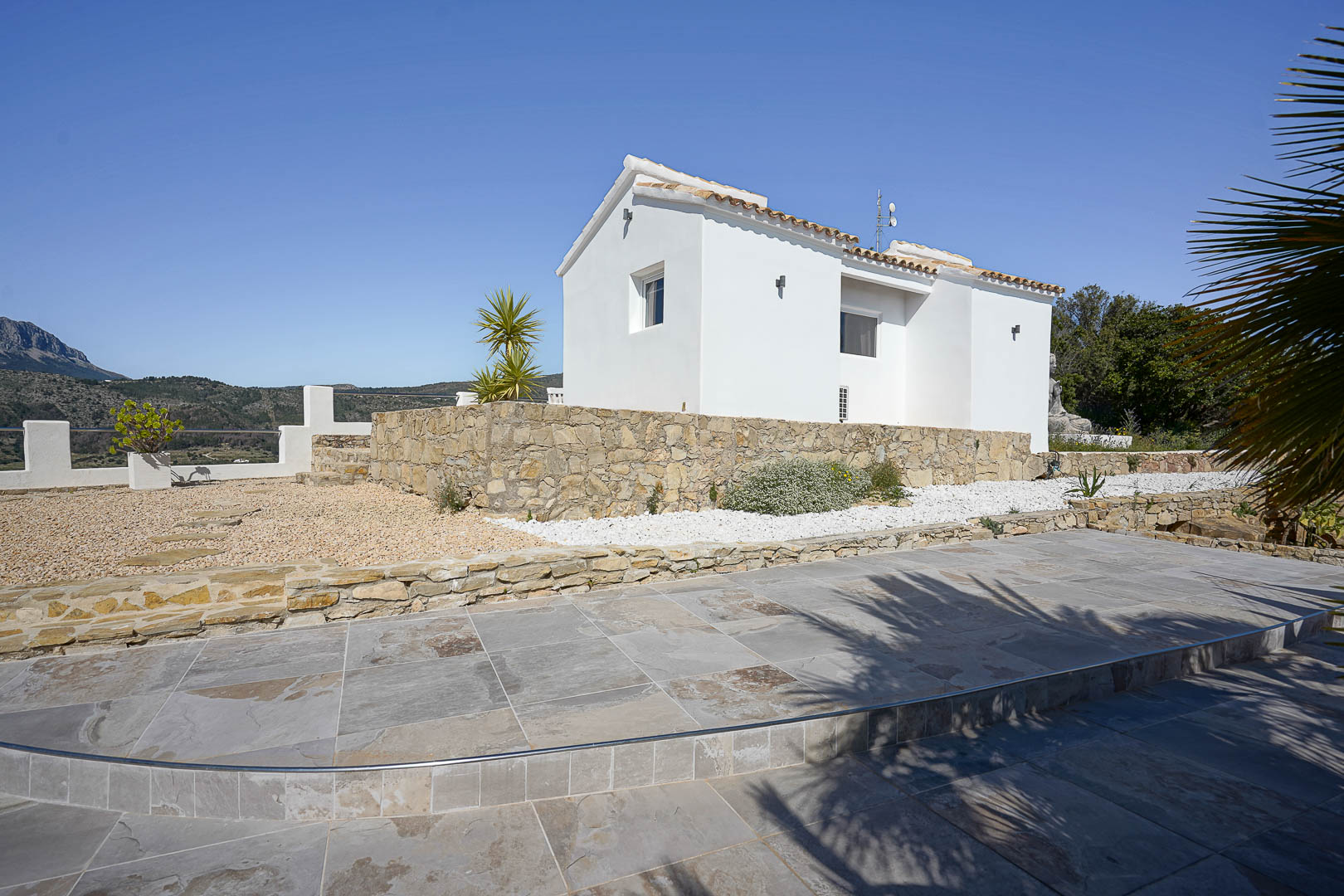 Exterior de la casa de invitados