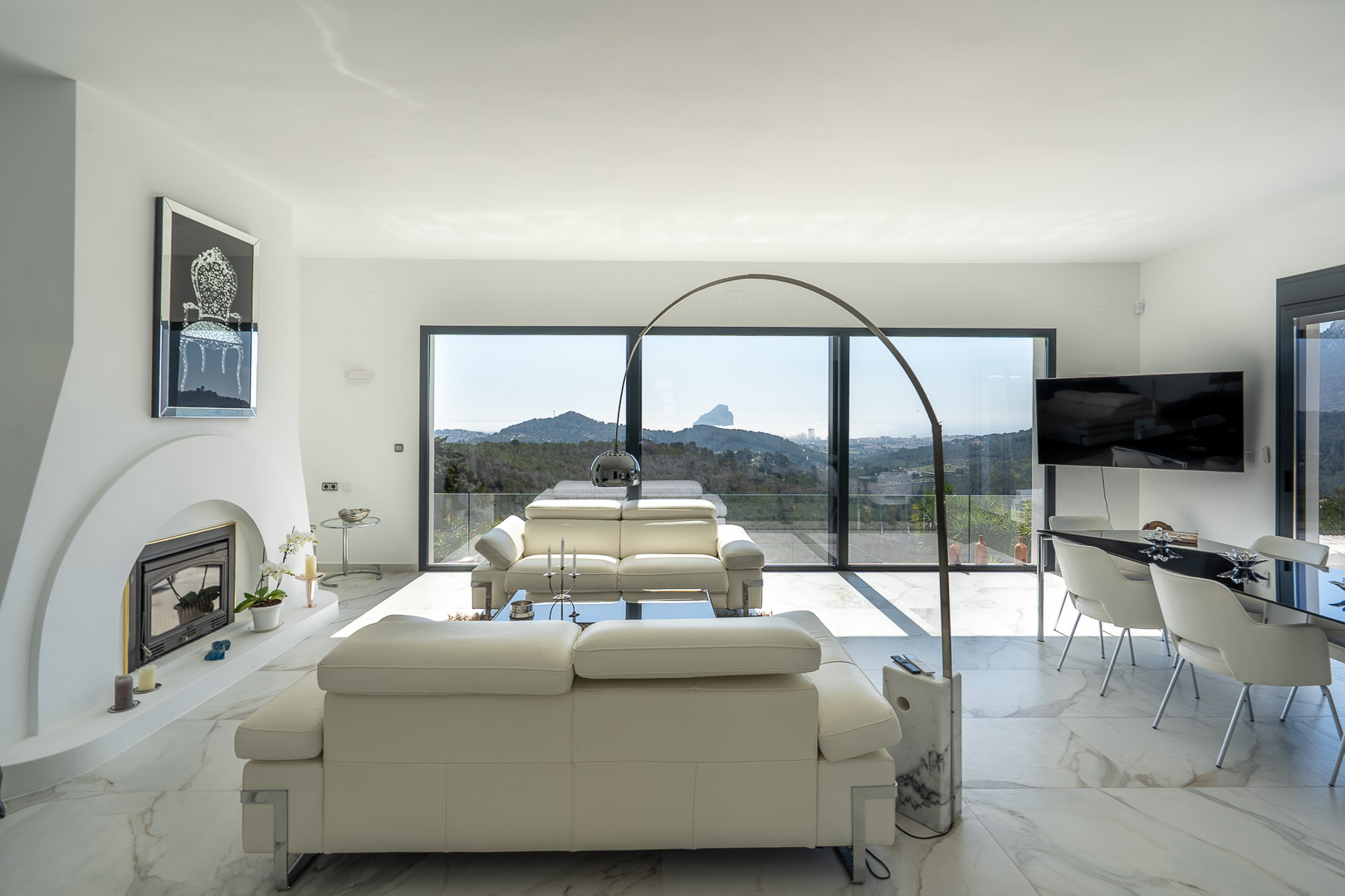 Salón con vistas panorámicas