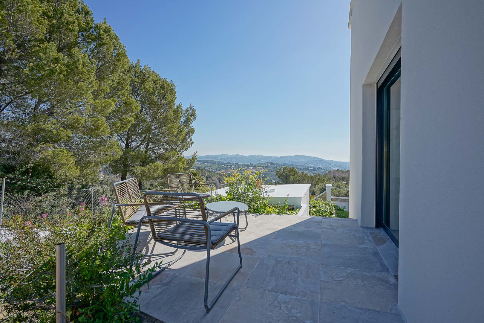 Terraza con vistas al paisaje