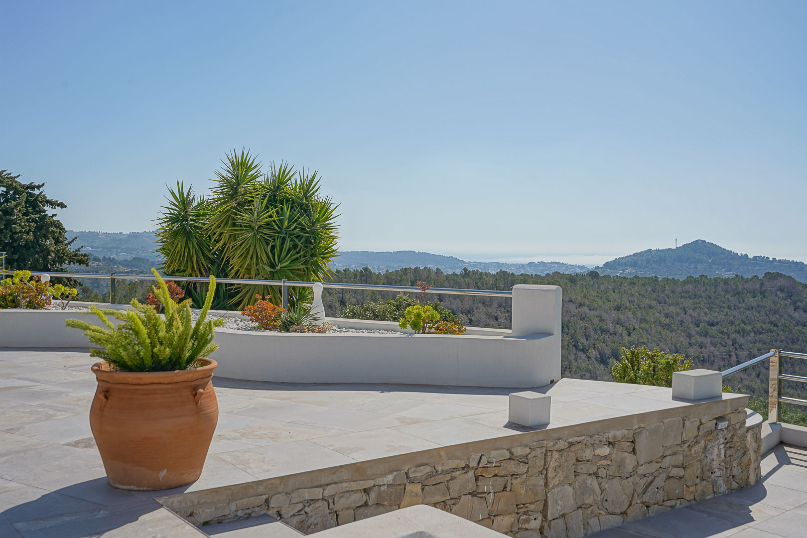 Terraza con vistas panorámicas