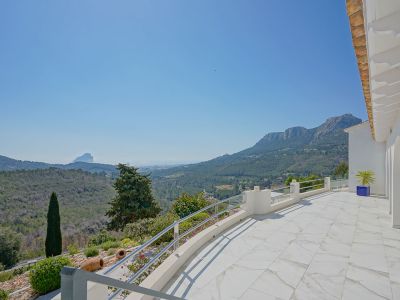 Terraza con vistas panorámicas