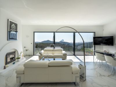 Salón con vistas panorámicas