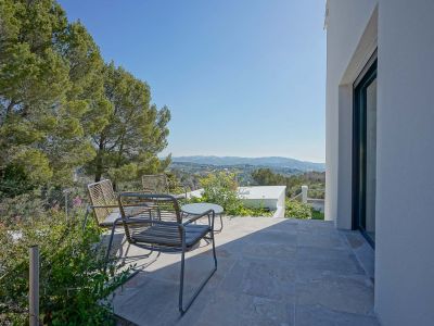 Terraza con vistas al paisaje