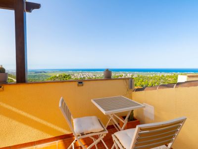 Terraza con vistas al mar