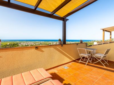 Terraza con vistas al mar