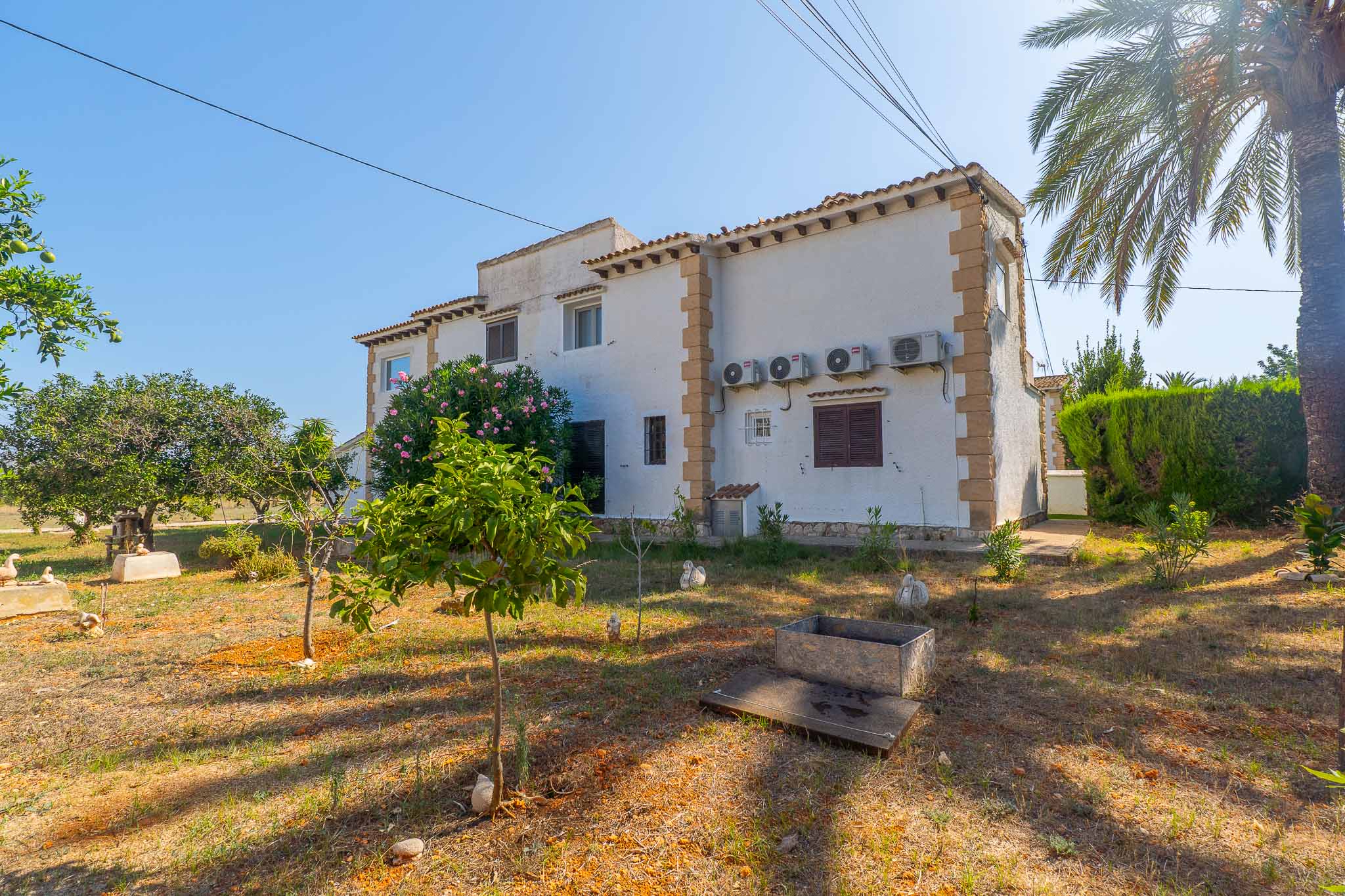 Exterior de la vivienda y jardín