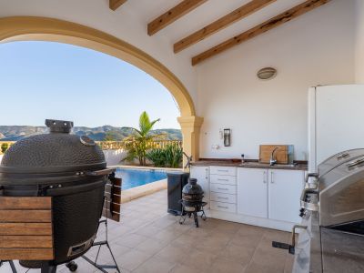 Cocina de verano cubierta