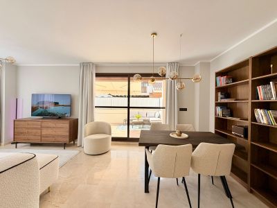 Salón-comedor con acceso a terraza