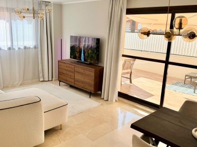 Salón con acceso a terraza