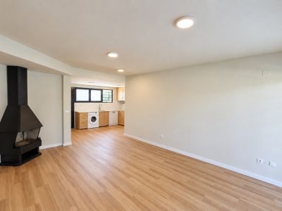Salón con chimenea