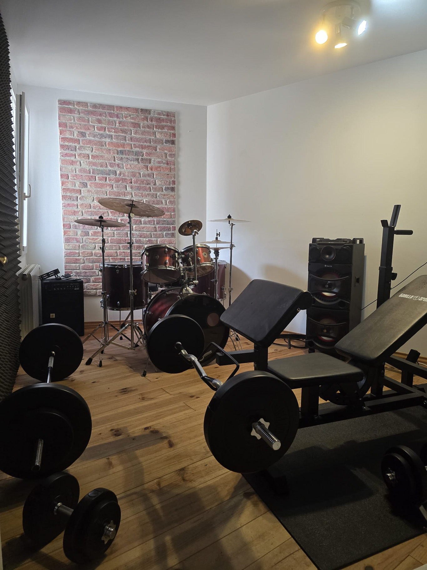 Gimnasio y sala de música