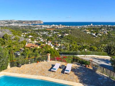 Terraza con vistas al mar