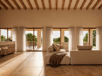 Salón con acceso a la terraza