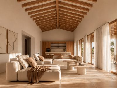 Salón de planta abierta