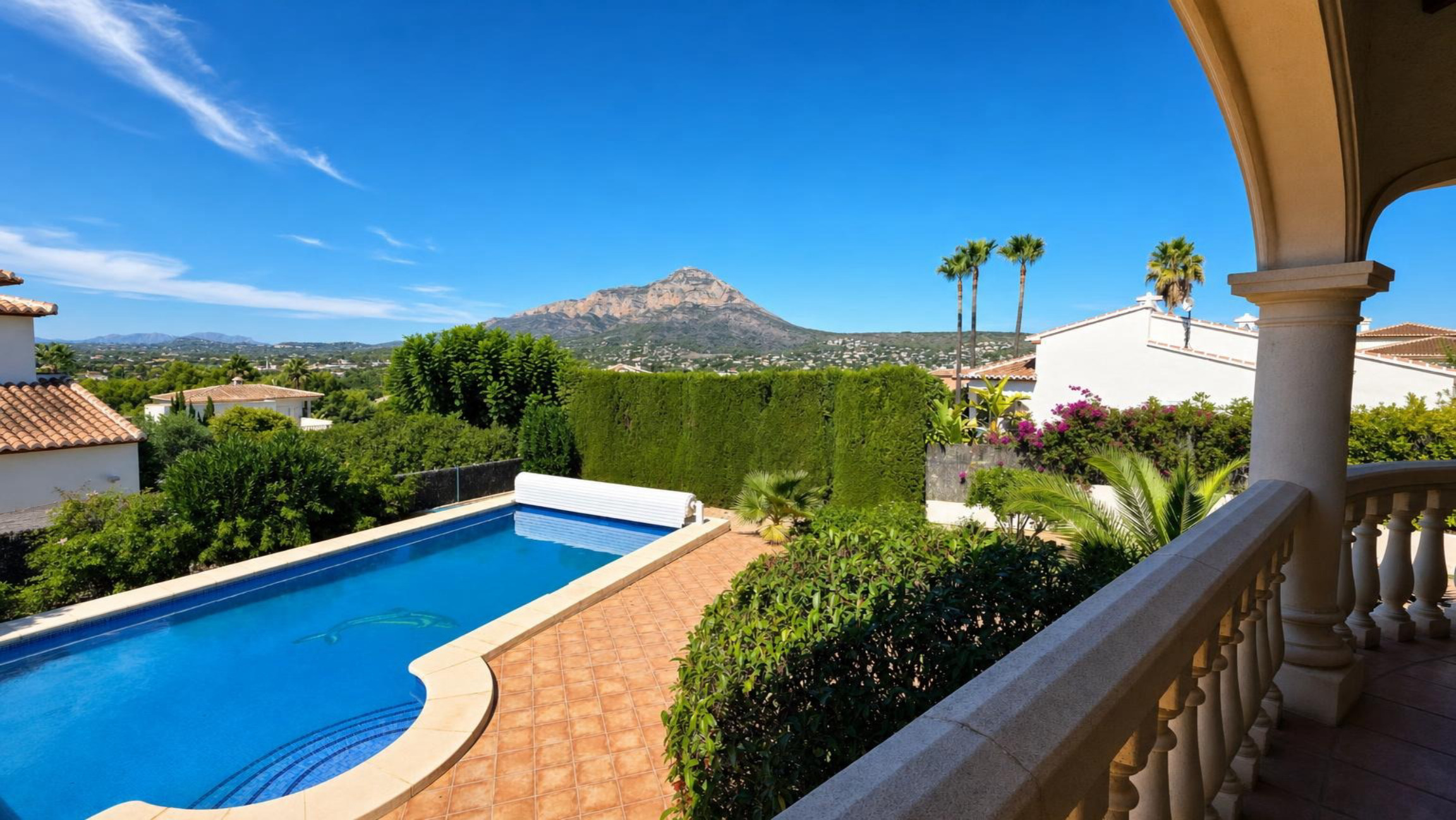 Encantadora villa de una sola planta con vistas al Montgó en Jávea