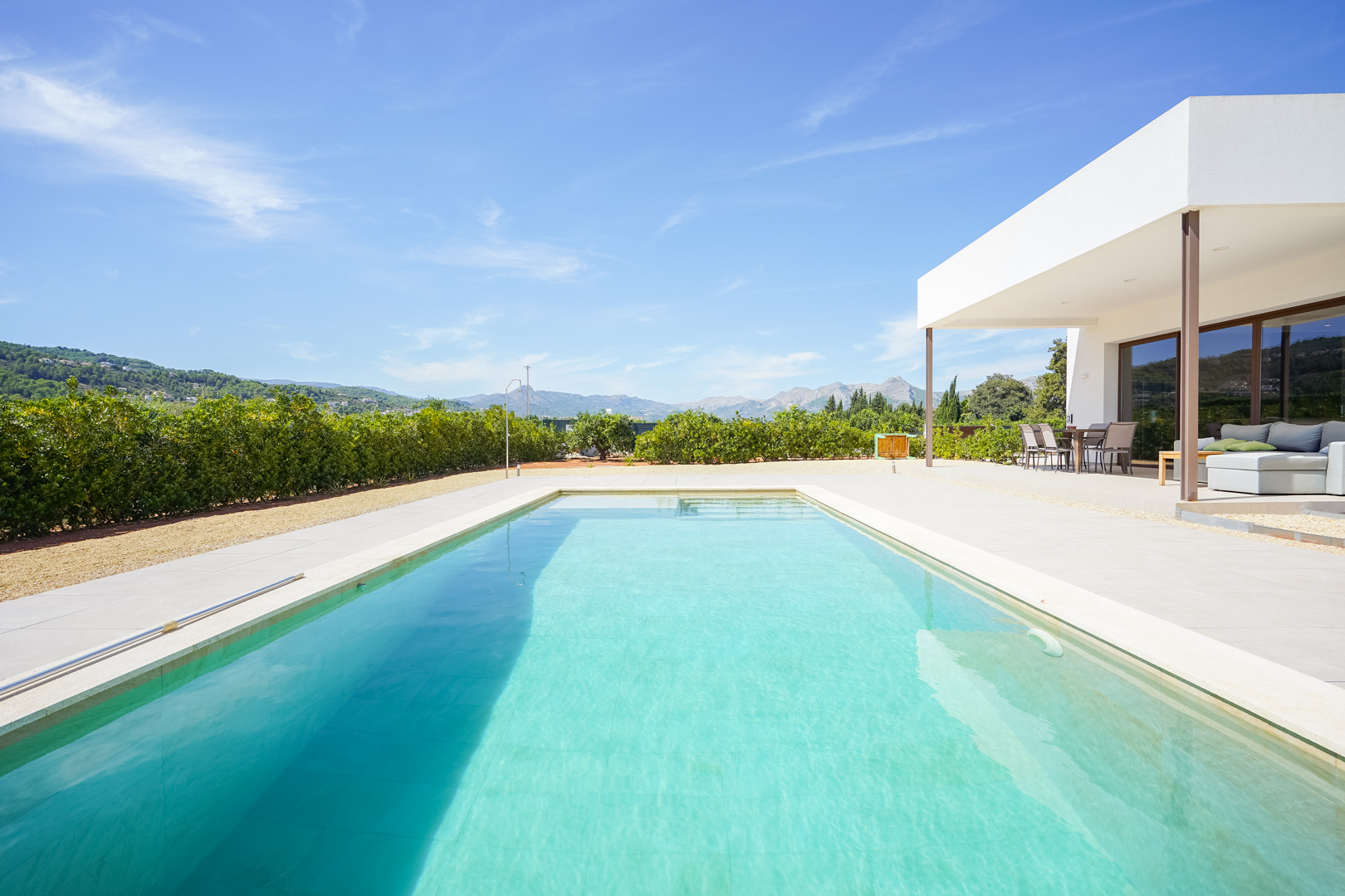 Piscina y terraza