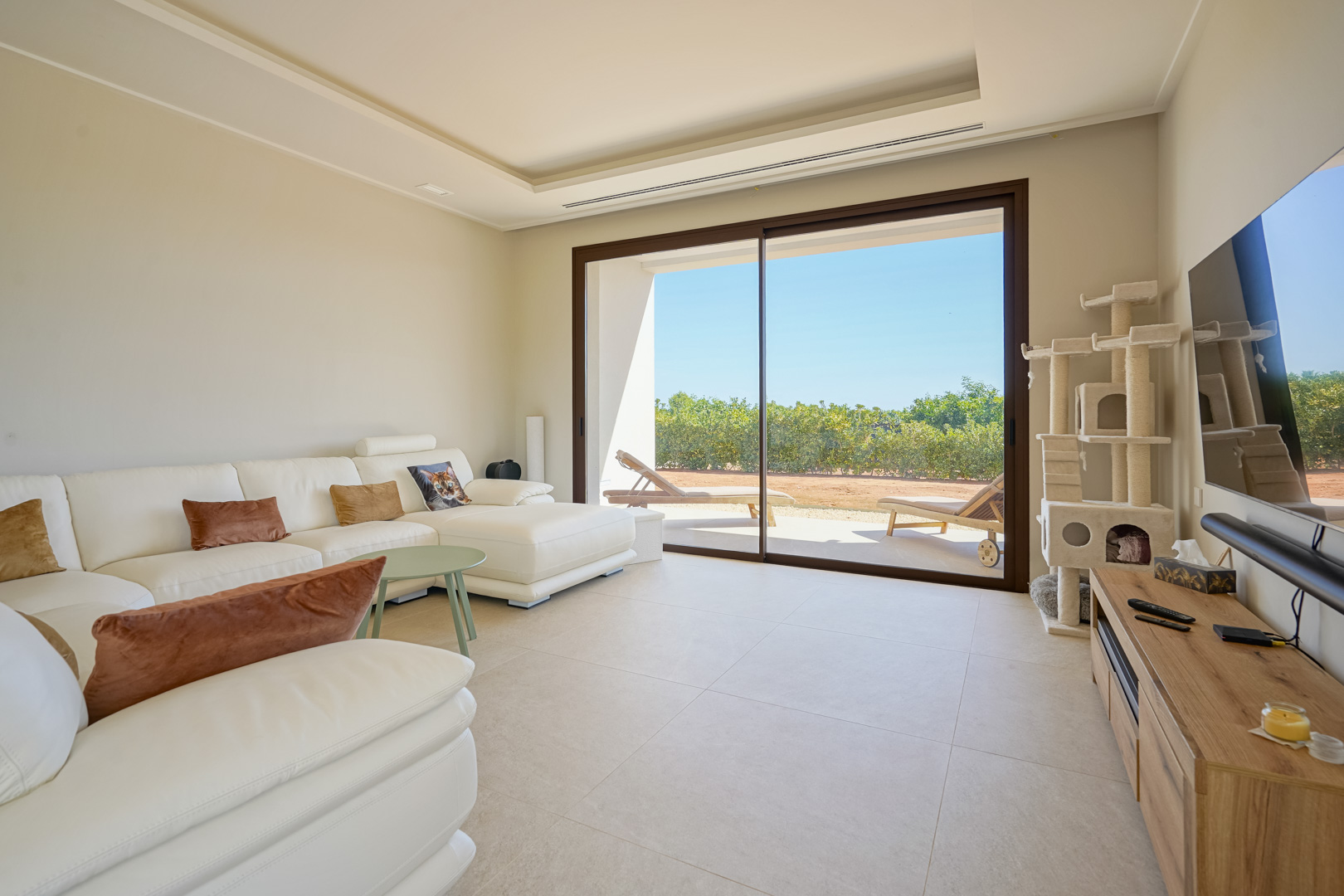 Salón con acceso a la terraza