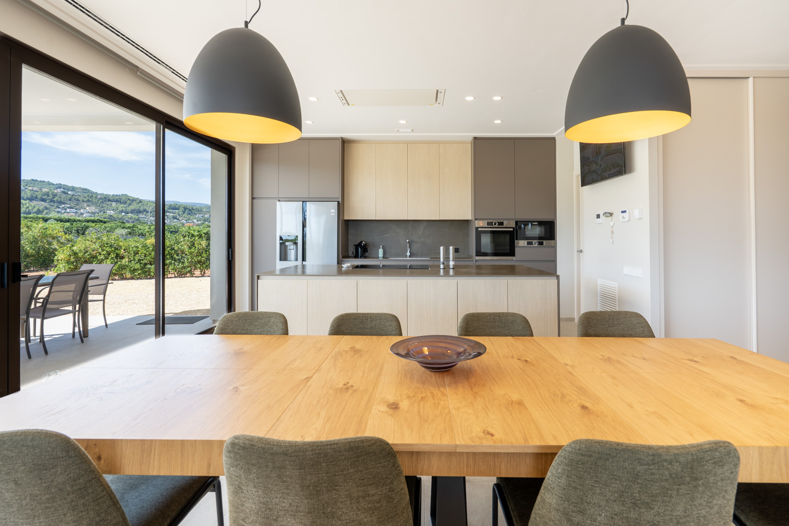 Comedor y cocina abierta