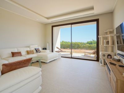 Salón con acceso a la terraza