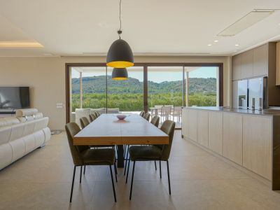 Salón-comedor de concepto abierto