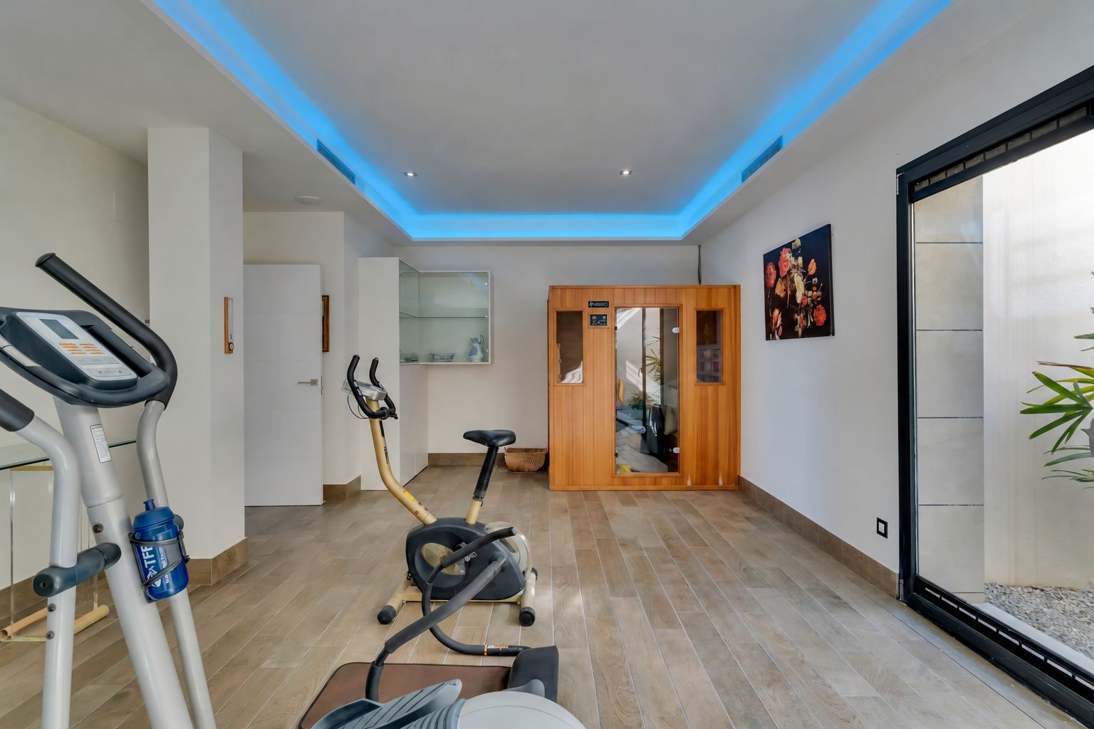 Gimnasio y sauna