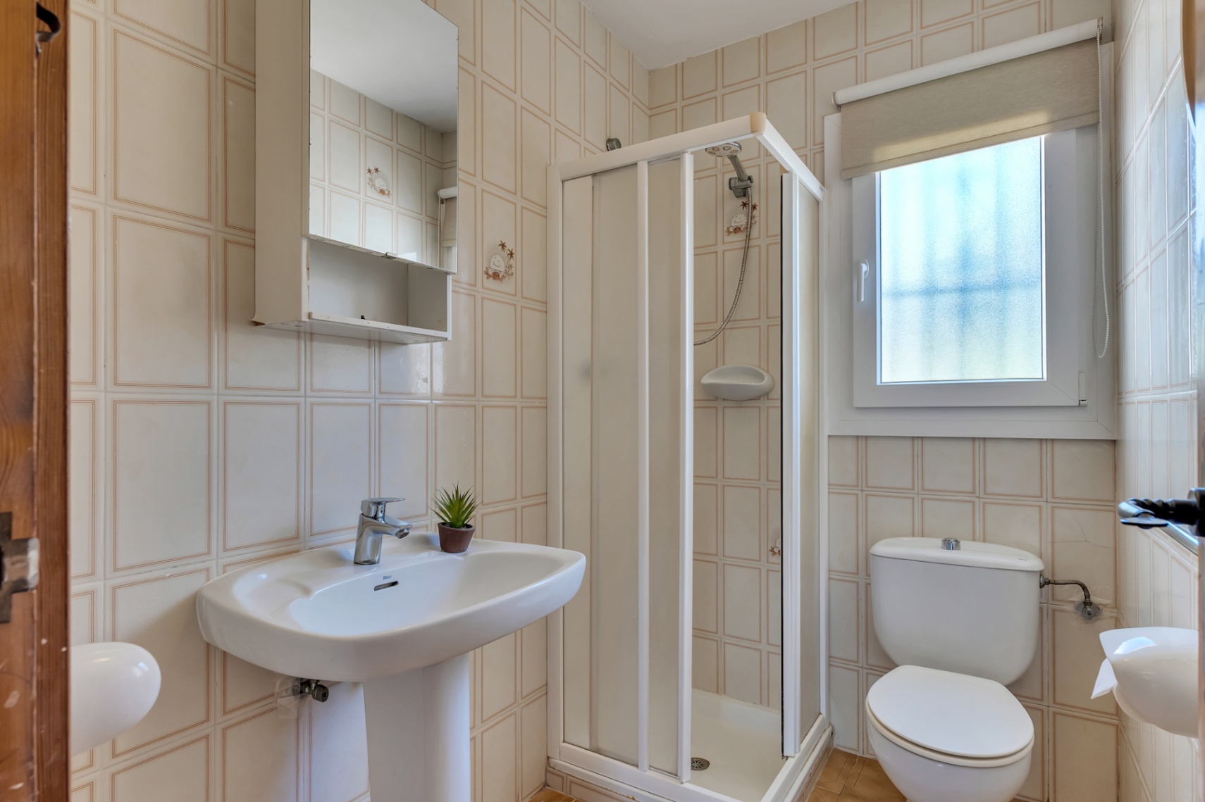 Cuarto de baño con ducha