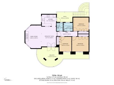 Plano de la planta superior
