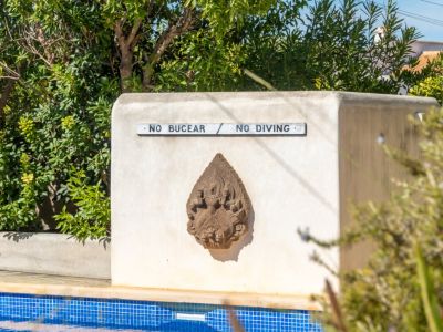 Detalle de la piscina