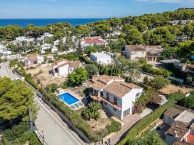 Vista aérea de la villa